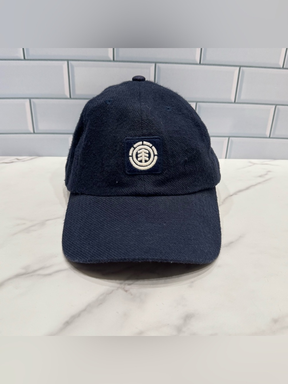 Vintage Y2K Element Skate Fleece Baseball Cap Adjustable Strap Adult Tree Logo
